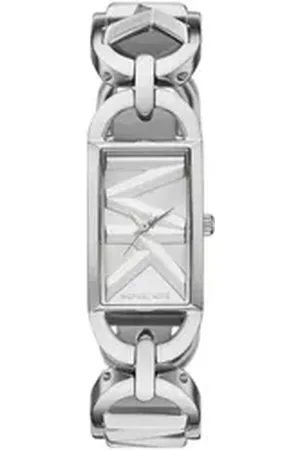 Michael Kors Quarzuhr MK EMPIRE MK7407, Armbanduhr, Damenuhr, Edelstahlarmband silberfarben
