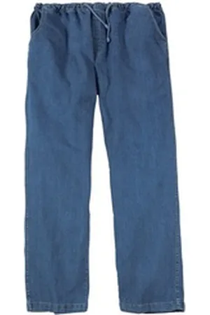 ABRAXAS Stretch-Jeans Schlupf-Stretchjeans blau bleached Übergröße blau 6XL