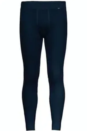 Ammann Lange Unterhose Thermoripp Hose lang (1-St) Thermoripp, mit Eingriff, aufgedoppelter Front- und Schrittbereich blau 7