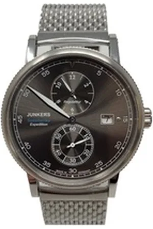 Junkers Uhren Automatikuhr Fliegeruhr Südamerika Metallband 6512-2, Fliegeruhr Südamerika Metallband 6512M-3
