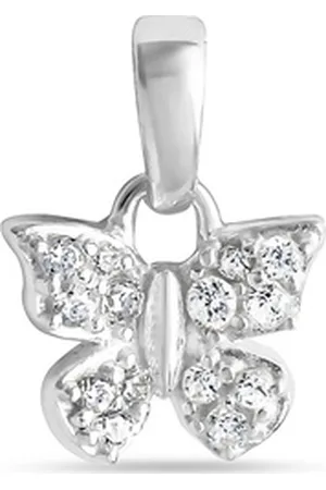 FAVS Kettenanhänger Mädchen-Anhänger 925er Silber 14 Zirkonia silberfarben