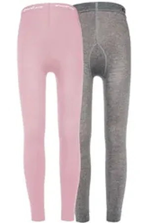 Ewers Strickstrumpfleggings Legging 2er Pack Uni (2 St) grau|schwarz 134-146