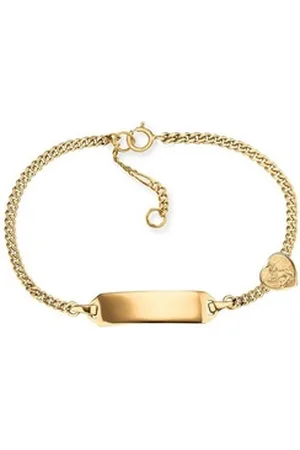 HERZENGEL ID Armband Schutzengel Herz, HEB-ID-ANG-HEART-G9K gelb|goldfarben