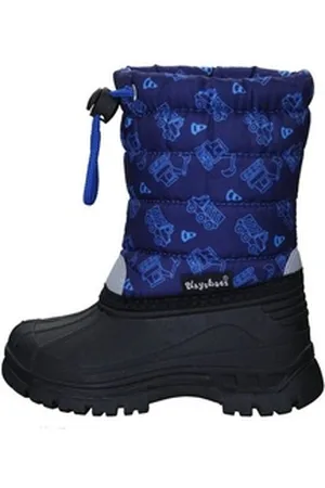Playshoes Winter-Bootie Verkehr Hüttenschuhe blau 30-31 EU