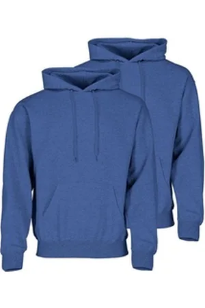 Fruit Of The Loom Kapuzensweatshirt Classic Kapuzen-Sweat blau L