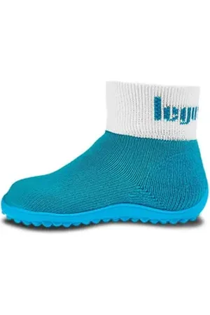 leguano LEGUANITO Barfußschuh Schlupschuh, Freizeitschuh, Hausschuh fördert optimal den Laufprozess blau 22-23 EU