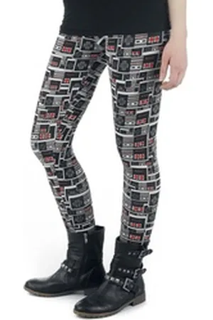 Nintendo Leggings Controller Leggings 90 Jahre Mottoparty L