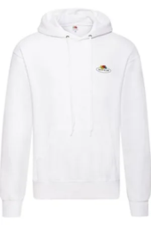 Fruit Of The Loom Kapuzensweatshirt Kapuzen-Sweat mit kleinem Vintage-Logo 2XL