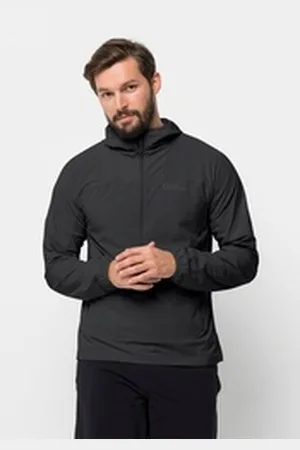 Jack Wolfskin Outdoorjacke PRELIGHT OVERHEAD M schwarz L (52)
