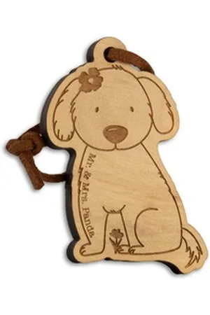 Mr. & Mrs. Panda Schlüsselanhänger Hund Dame - Geschenk, Hundebesitzer, Tiere Schlüsselanhänger, Hundegl (1-tlg), Inspirierende Botschaften