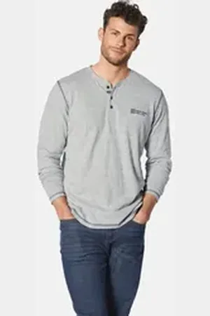 BABISTA Langarmshirt LUIMONO im dezenten Jacquardmuster grau L (52/54)