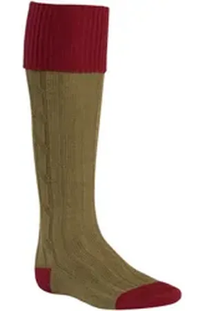 Alan Paine Socken Strümpfe Country grün|rot 1