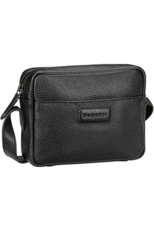 Bugatti Umhängetasche Elsa Shoulderbag Small, Umhängetasche klein schwarz