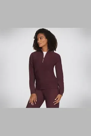 Skechers Rollkragenpullover GOLUXE RIB 1/4 ZIP XL (46/48)