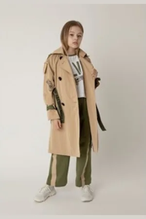Gulliver Trenchcoat in extravagantem Design beige|braun 146