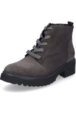 Waldläufer Waldläufer Waldläufer Damen Schnürstiefelette Luise grau Stiefelette grau 40,5 EU