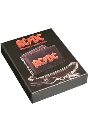 AC/DC Figuren Shop GmbH Geldbörse Herren Geldbörse - Logo mit Kette - Merchandise bunt