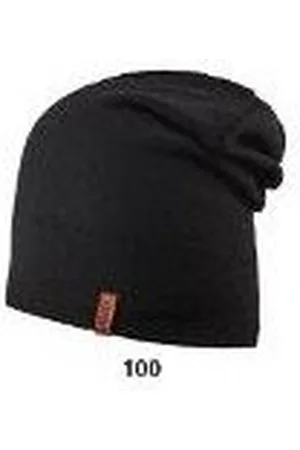 ARECO Strickmütze Beanie schwarz