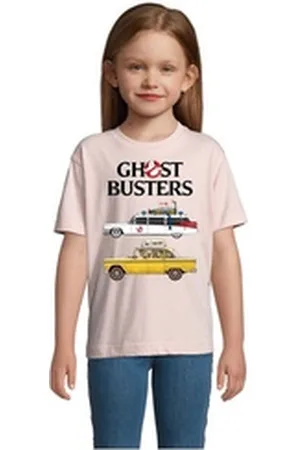 Blondie & Brownie T-Shirt Kinder Ghostbusters Cars Auto Geisterjäger Geister Film Ghost rosa 4 Jahre (96/104)