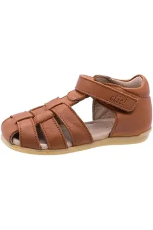 Clic! Sandalen Lauflernschuhe Kleinkind Leder Braun Cognac9737 Sandalette 23 EU