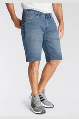 H.I.S H.I.S Jeansbermudas entspannte Passform, gerader Beinschnitt, modische Washed-Optik blau 30