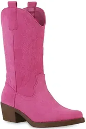 VAN HILL 840208 Cowboystiefel Schuhe rosa 36 EU