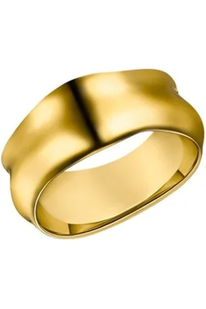 QS by s.Oliver Fingerring Ring Damen 2033978 Edelstahl gelbgold