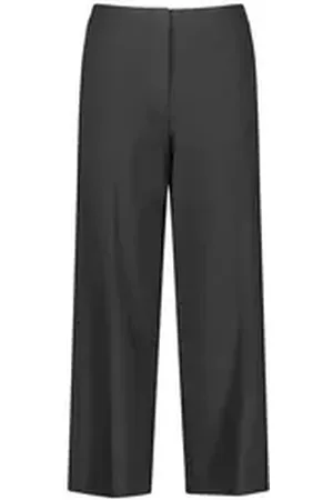 Taifun Stoffhose Culotte aus feiner Qualität schwarz 40