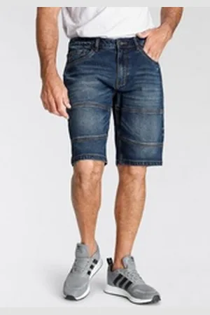 H.I.S H.I.S Jeansbermudas entspannte Passform, gerader Beinschnitt, modische Washed-Optik blau 33