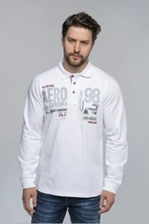 Carisma Poloshirt (1-tlg) Premium Langarmpolo weiß L