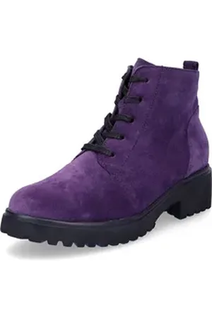 Waldläufer Waldläufer Waldläufer Damen Schnürstiefelette Luise lila Stiefelette lila 40 EU