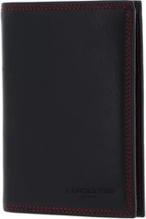Lancaster Geldbörse Homme schwarz L | 11 cm x 15 cm x 1.5 cm