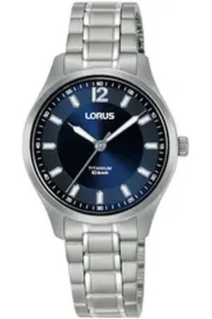 Lorus Quarzuhr Sports RG235XX9, Armbanduhr, Damenuhr, Titan, analog, Mineralglas silberfarben