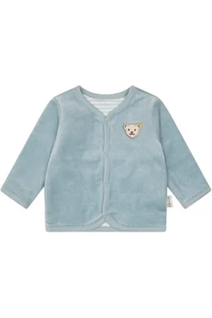 Steiff Outdoorjacke Wendejacke GOTS Baby Wellness blau 50