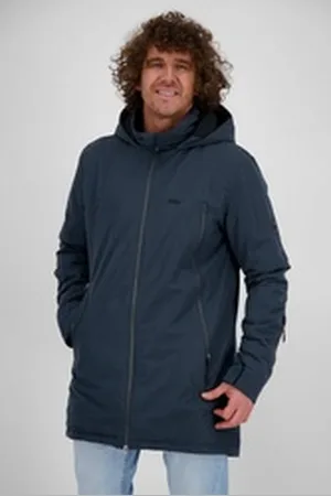 CNSRD Funktionsparka FELIX CS MEN mit hochschließendem Kragen und Kapuze blau L