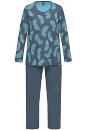 Ammann Pyjama Pyjama Lang Women / Nightwear (Stück, 1 tlg) hohe Markenqualität schwarz 44