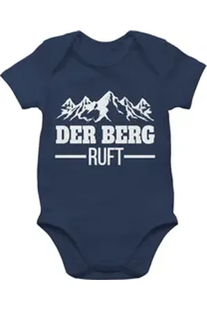 Shirtracer Shirtbody Der Berg ruft Sport & Bewegung Baby blau 1/3 Monate