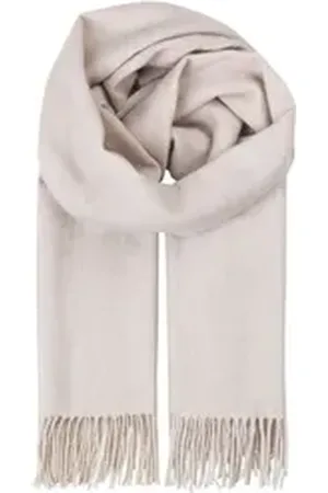 Beck Söndergaard Modeschal Crystal Edition Winterschal - Schal Damen Winter aus Wolle 50x220 cm weiß