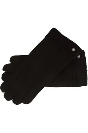 ROECKL Lederhandschuhe Lamm, gefüttert, Damen schwarz 6.5