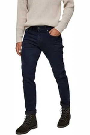 SELECTED HOMME Straight-Jeans STRAIGHT SCOTT Jeanshose mit Stretch blau 31W / 34L
