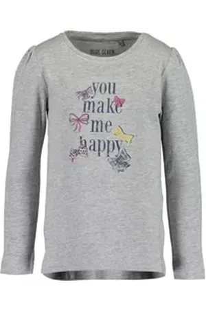 Blue Seven Longsleeve Longsleeve für Mädchen Mittelgrau Mel Orig 116 grau 116