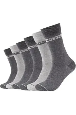 Mustang Socken Socken 6er Pack grau 39/42