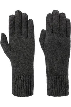 Seeberger Strickhandschuhe (1-St) Handschuhe schwarz