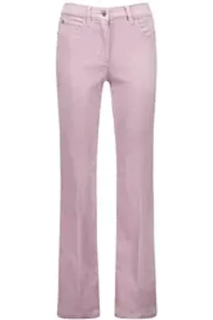 Gerry Weber Stretch-Jeans Cordhose MARLIE FLARED FIT lila 38