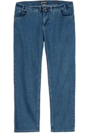 Adamo Stretch-Jeans Stretch-Jeans Übergröße mittelblau blau 80