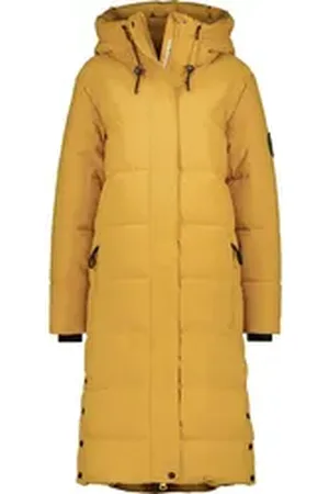 alife kickin Winterjacke Katja Steppjacke, Winterjacke mit Kapuze braun 40