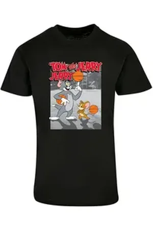 Absolute Cult T-Shirt Herren Tom and Jerry - Basketball Buddies T-Shirt (1-tlg) schwarz S