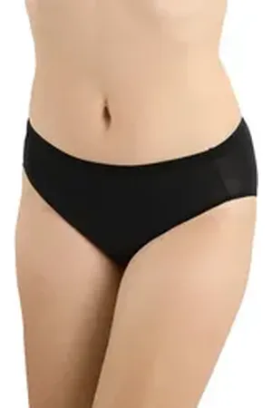 ALBERT KREUZ Slip 3er Pack Damen Slips samtweich Modal atmungsaktiv schwarz XL