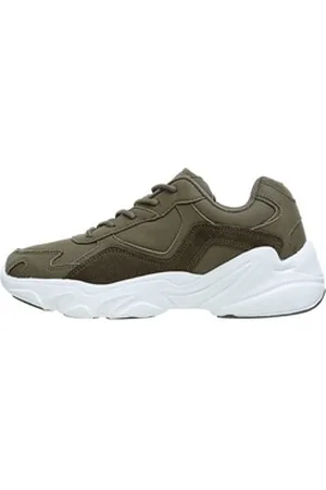 Athlecia CHUNKY Leather Trainers Sneaker im sportlichen Style grün 38 EU
