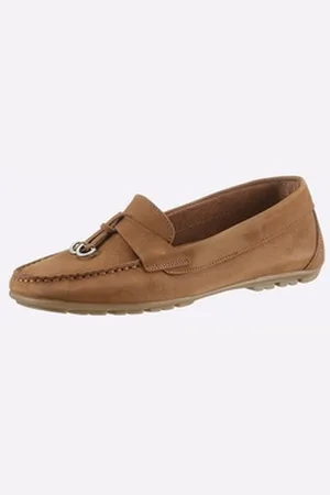 Heine Mokassin Slipper braun 39 EU